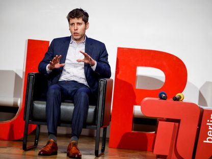الرئيس التنفيذي لشركة OpenAI سام ألتمان خلال حلقة نقاشية حول الذكاء الاصطناعي في جامعة برلين للتكنولوجيا، برلين، ألمانيا، 7 فبراير 2025 - REUTERS