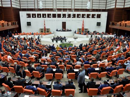 جلسة سابقة للبرلمان التركي. 3 يونيو 2023 - REUTERS