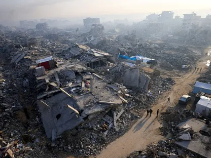 جانب من المباني المدمرة في مدينة غزة. 19 نوفمبر 2025 - REUTERS