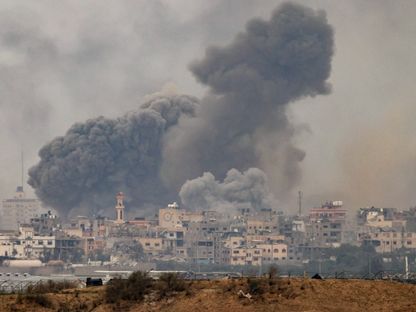غارات إسرائيلية متواصلة على قطاع غزة. 7 ديسمبر 2023 - AFP