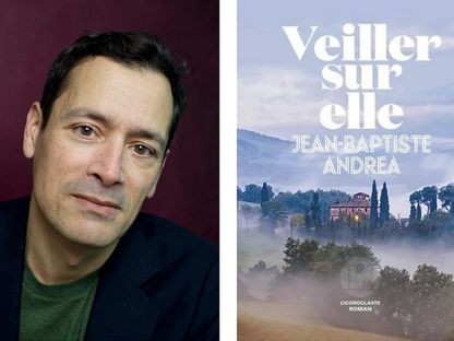 الكاتب الفرنسي جان باتيست أندريا الفائز بجائزة غونكور الأدبية. 7 نوفمبر 2023 - academiegoncourt.com