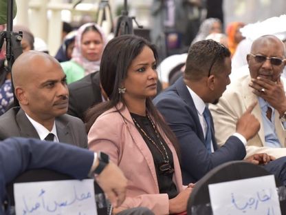 جانب من حفل توقيع ميثاق السودان الذي ضم 48 تنظيماً سياسياً في العاصمة المصرية القاهرة. 8 ما يو 2024 - الشرق