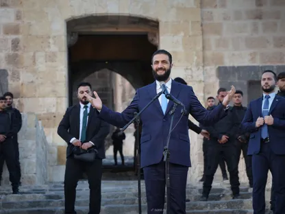 الشرع من قلعة حلب: سنعمل لإعادة بناء سوريا من جديد