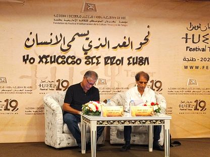 المفكر الونسي الطاهر لبيب خلال مهرجان "ثويزا". 27 يوليو 2025 - الشرق