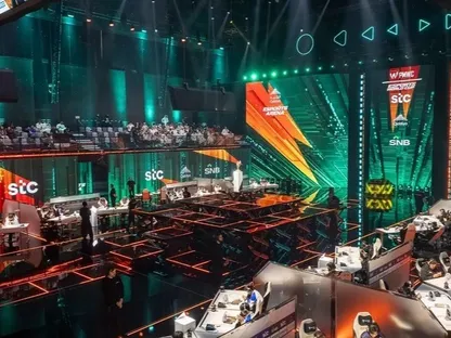 جانب من بطولة كأس العالم للرياضات الإلكترونية 2025 في بوليفارد سيتي أرينا، الرياض، السعودية. 2 أغسطس 2025 - Bloomberg
