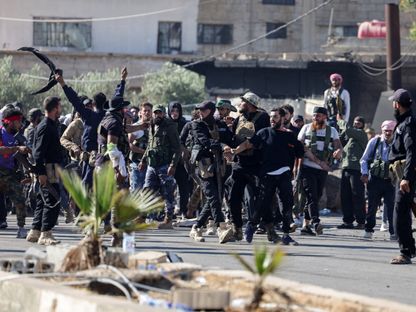 أفراد من قوى الأمن الداخلي في محافظة السويداء. 19 يوليو 2025 - REUTERS