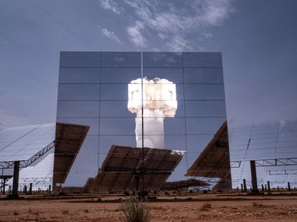 محطة للطاقة الشمسية في أبنجتون بجنوب إفريقيا. 21 نوفمبر 2023 - AFP