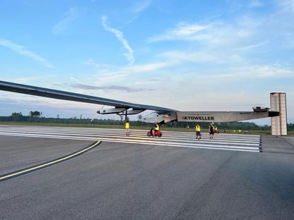 الطائرة المسيرة Skydweller التي تنتجها شركة Skydweller Aero بشراكة مع البحرية الأميركية - وزارة الدفاع الأميركية