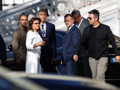 الوفد الروسي المشارك في محادثات السلام مع أوكرانيا في إسطنبول. تركيا. 2 يونيو 2025 - Reuters