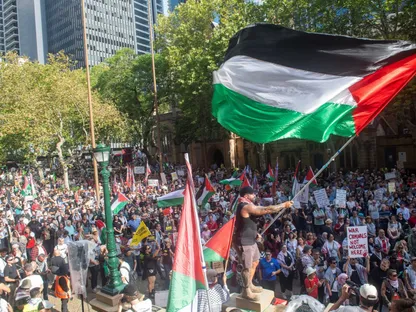 أستراليا.. الآلاف يحتجون على زيارة الرئيس الإسرائيلي