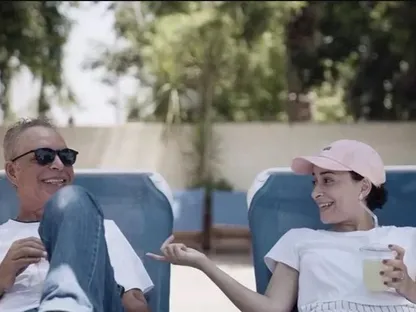 مشهد من فيلم "50 متر" للمخرجة يمنى خطاب - المكتب الإعلامي لمهرجان الجونة السينمائي