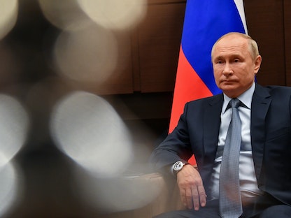 الرئيس الروسي فلاديمير بوتين في سوتشي. 22 أكتوبر 2021 - REUTERS