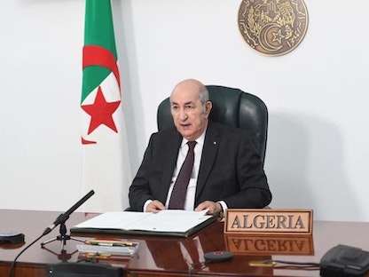 الرئيس الجزائري عبد المجيد تبون - 08 يونيو 2021 - facebook@AlgerianPresidency