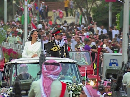  الأردن يحتفل بزفاف ولي العهد وسط حضور دولي