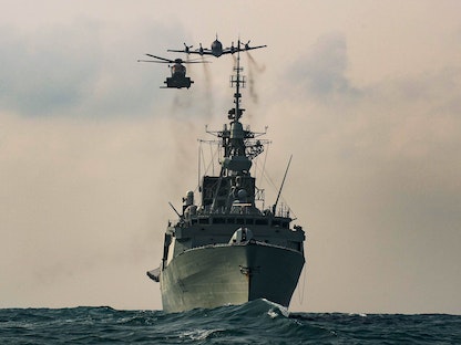 فرقاطة البحرية الملكية الكندية "HMCS Winnipeg" عقب مناورات في منطقة آسيا والمحيط الهادئ - 15 نوفمبر 2020 - via REUTERS