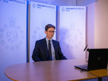 كبير مسؤولي الاستخبارات الداخلية في بريطانيا كين مالكوم - 14 أكتوبر 2020 - via REUTERS