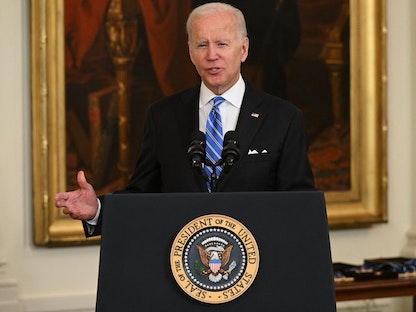 الرئيس الأميركي جو بايدن في البيت الأبيض - 7 يوليو 2022 - AFP