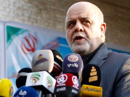 السفير الإيراني لدى العراق إيراج مسجدي - AFP