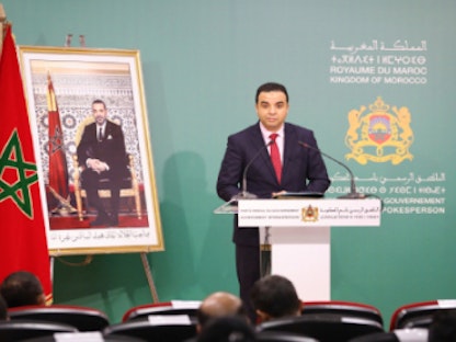  الناطق الرسمي باسم الحكومة المغربية مصطفى بايتاس.  - وكالة الأنباء المغربية