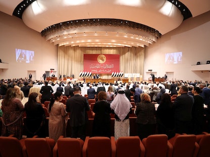 مجلس النواب العراقي في جلسة بتاريخ 09  يناير 2022 - via REUTERS