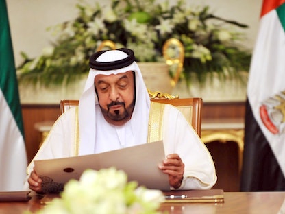رحيل الشيخ خليفة بن زايد رئيس دولة الإمارات العربية المتحدة