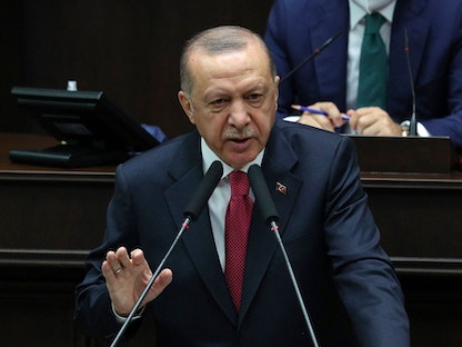الرئيس التركي رجب طيب أردوغان - AFP