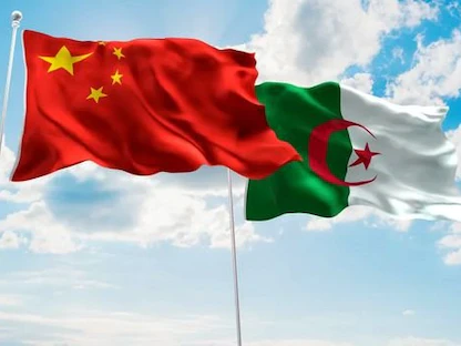 صورة غير مؤرخة لعلمي الجزائر والصين - وكالة الأنباء الجزائرية