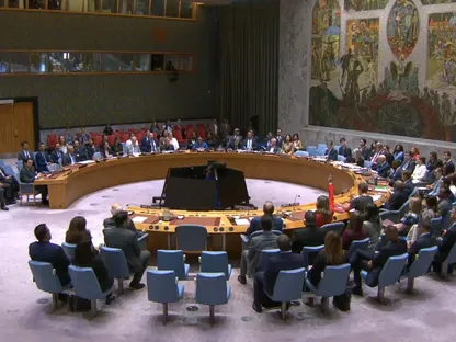 ممثلة الولايات المتحدة في مجلس الأمن تستخدم "الفيتو" ضد مشروع قرار يطالب بوقف فوري وغير مشروط لإطلاق النار في غزة. 18 سبتمبر 2025 - @UN_News_Centre