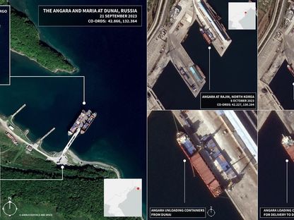 صور أقمار اصطناعية تظهر سفناً تجارية روسية تنقل بضائع بين كوريا الشمالية وروسيا منذ أواخر أغسطس - Planet Labs, RUSI Project Sandstone