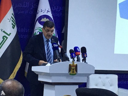وزير الموارد المائية العراقي مهدي الحمداني- 18 سبتمبر 2021 - وكالة الأنباء العراقية "واع"