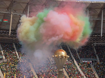 من حفل افتتاح كأس الأمم الإفريقية بالكاميرون - AFP