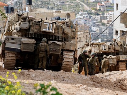 الجيش الإسرائيلي يواصل اجتياح مخيم جنين ومناطق عدة في الضفة الغربية المحتلة. 24 فبراير 2025 - Reuters