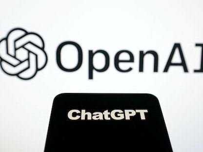 شعار شركة OpenAI المطورة لتطبيق ChatGPT - REUTERS