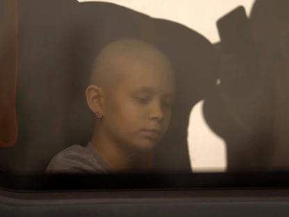 طفلة أوكرانية مصابة بمرض السرطان - 16 مارس 2022 - REUTERS