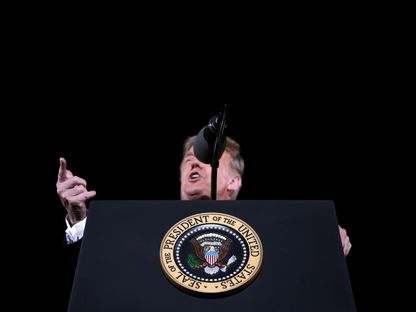 الرئيس الأميركي يخاطب أنصاره في جورجيا- 16 أكتوبر 2020 - REUTERS