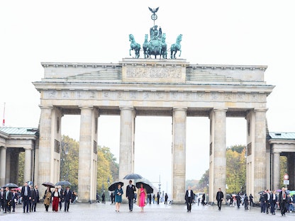 بوابة براندنبورج في العاصمة الألمانية برلين - 18 أكتوبر 2022 - REUTERS