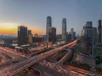 المركز المالي في العاصمة الصينية بكين. 4 سبتمبر 2020 - Getty Images
