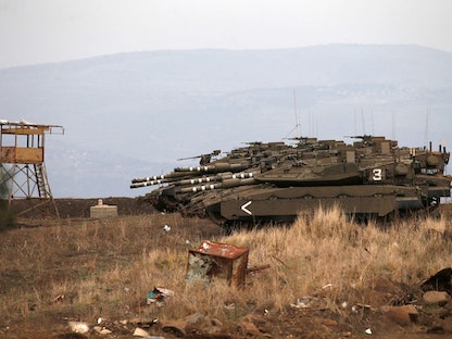 تدريبات للجيش الإسرائيلي في الجولان المحتل، 7 ديسمبر 2021. - AFP