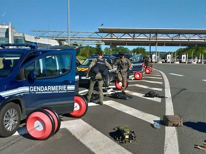 قوات الدرك الفرنسي التي تم تسخيرها للبحث عن الجندي السابق - 30 مايو 2021 - twitter@Gendarmerie