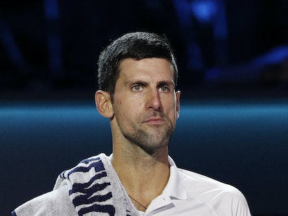 بطل التنس الصربي نوفاك دجوكوفيتش - REUTERS