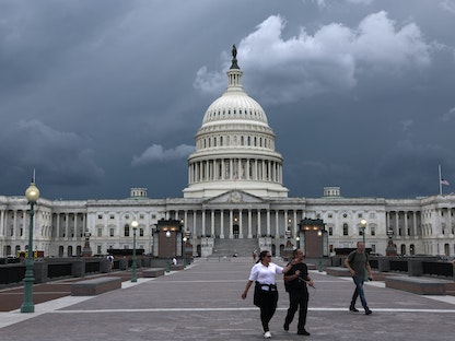 مبنى الكونجرس الأميركي في العاصمة واشنطن. - AFP