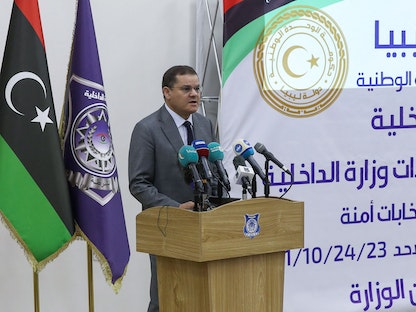رئيس الحكومة الوطنية الليبية عبد الحميد الدبيبة - AFP