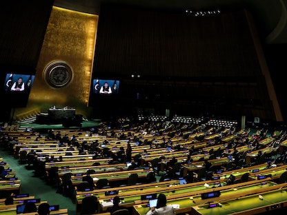 جانب من اجتماعات الجمعية العامة للأمم المتحدة - Getty Images