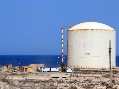 جانب من ميناء البريقة النفطي في مرسى البريقة بليبيا، 24 سبتمبر 2020 - AFP