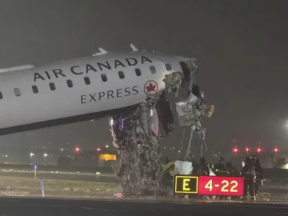 اصطدام طائرة بسيارة إطفاء في مطار بنيويورك.. ووفاة الطيار ومساعده