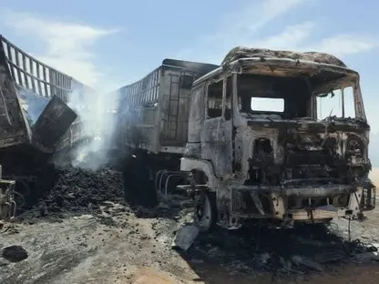 السودان.. تصعيد الهجمات على قوافل المساعدات في كردفان يزيد موجات النزوح