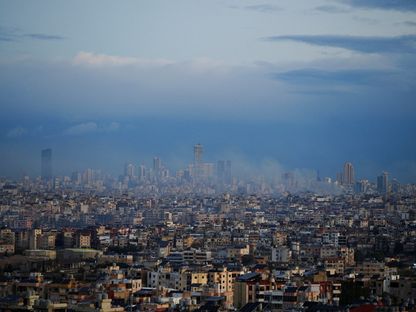 صورة جوية للضاحية الجنوبية لبيروت والمناطق المحيطة بها بعد سريان وقف إطلاق النار. 27 نوفمبر 2024 - REUTERS