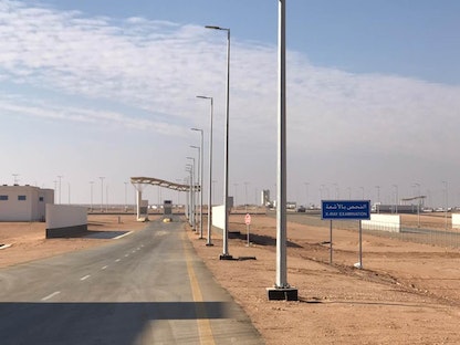 معبر عرعر الحدودي الرابط بين المملكة العربية السعودية والعراق قبل افتتاحه - 18 نوفمبر 2020 - "الشرق"