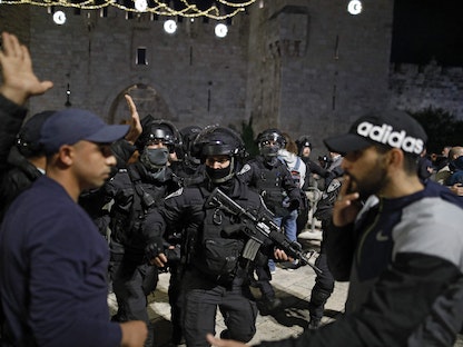 قوات الأمن الإسرائيلية في مدينة القدس - AFP