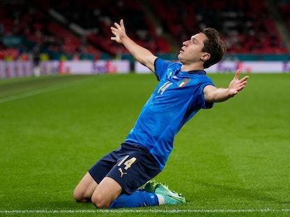 فيديريكو كييزا لاعب المنتخب الإيطالي - TWITTER/@EURO2020